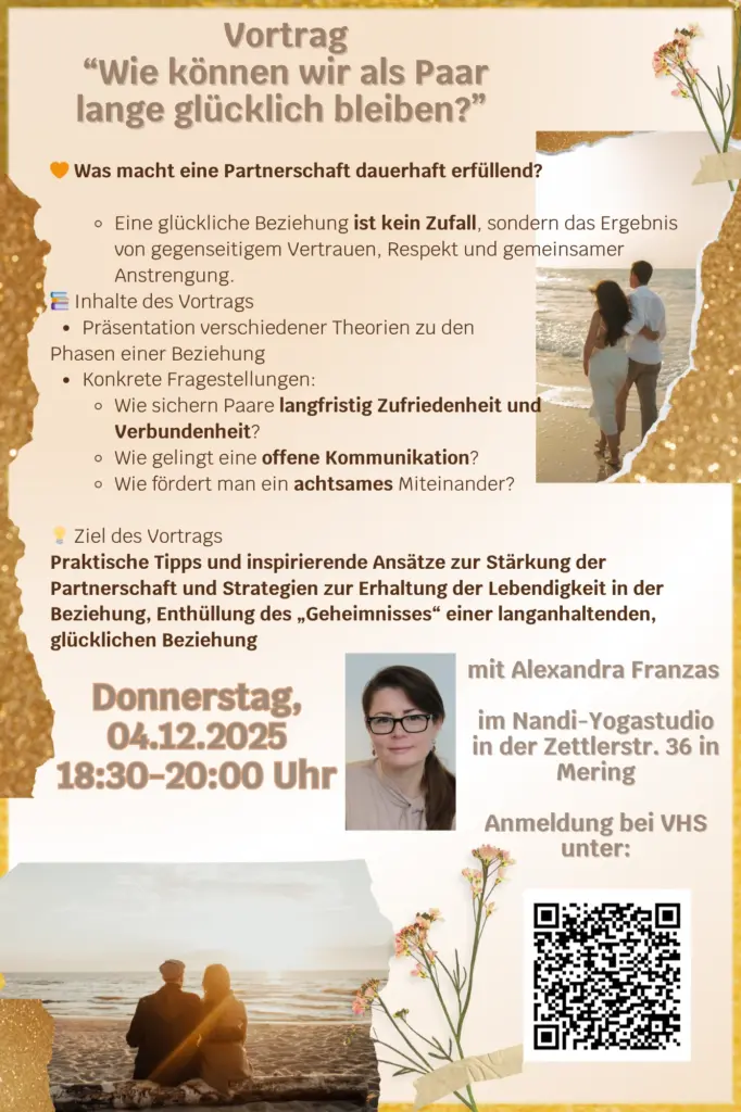 Partnerschaftsvortrag Seelenruhe Praxis